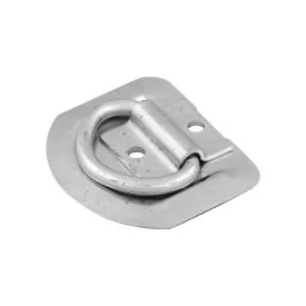 Vloerring 80 x 70 mm - verzinkt staal