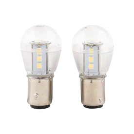 LED Bollampje 12V set 2 stuks BAY15D - TOPGEAR
