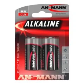 Alkaline batterij LR14 2 stuks - Ansmann