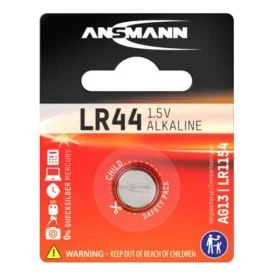 Alkaline knoopcel LR44 / AG13 - Ansmann