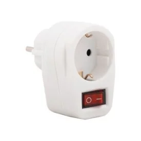 Stopcontact met schakelaar wit - 16A