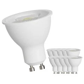 LED spot GU10, PAR16, 5W, 4000K - Set a 10 stuks