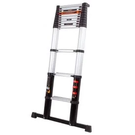 Telescoopladder 3.81m belasting 150 kg met hoekindicator - BATAVIA