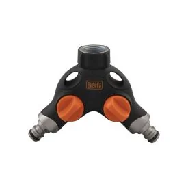 2-weg waterverdeler kraanstuk met waterstop - BLACK+DECKER