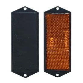 Reflector rechthoek oranje schroef set van 2 stuks - TRAILERGEAR