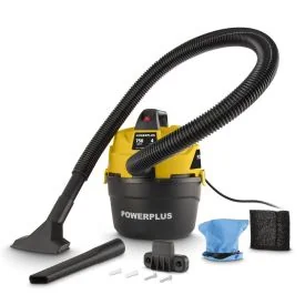 Stofzuiger nat/droog 750W 4L - POWERPLUS