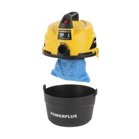 Stofzuiger nat/droog 750W 4L - POWERPLUS