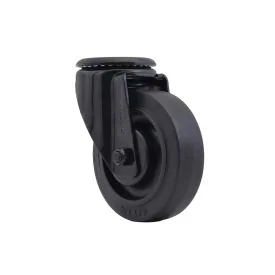 Zwenkwiel Ø100 mm met boutgat TPR zwart - TARSUS