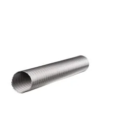 Semi-flexibele afvoerslang ø100 mm - aluminium 2