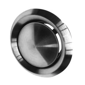 Afzuigventiel RVS Ø125 mm