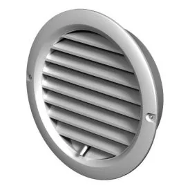 Schuifrooster rond wit Ø 100-150 mm