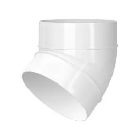 Ventilatiebuis ø125 mm bocht 45°