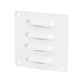 Schoepenrooster aluminium wit 70x70 mm