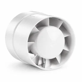 Buisventilator ø125 mm wit Basic