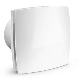 Badkamer ventilator 100mm - stil - vochtsensor - timer - wit - Wahlbach Silent