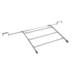 Aluminium hinged grid for stainless steel sink