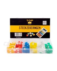 Steekzekeringen assortiment 120-delig - TOPGEAR
