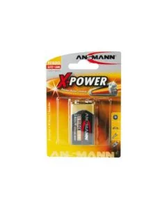 X-power alkaline batterij 9 volt - Ansmann