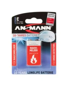Rookmelder 10 jaar lithium batterij 9 volt