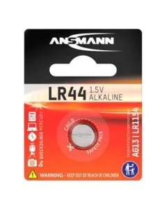 Alkaline knoopcel LR44 / AG13 - Ansmann