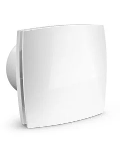 Badkamer ventilator 100mm - stil - vochtsensor - timer - wit - Wahlbach Silent