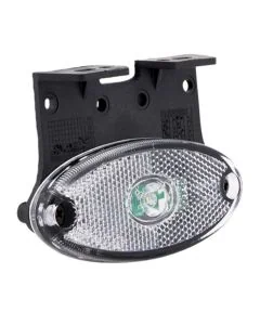 Breedtelamp/pendellamp wit met hoeksteun LED