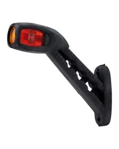 Breedtelamp/pendellamp LED rood/wit/oranje links