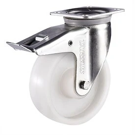 Zwaarlast zwenkwiel met rem 200 mm nylon 700 kg - TARSUS