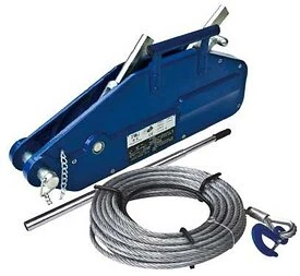 Staaldraadtakel / tirfor 1600 kg