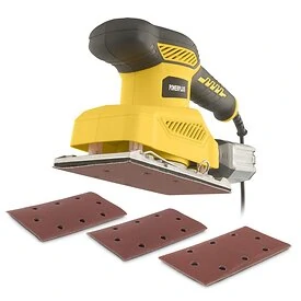 Vlakschuurmachine 260W - 6 acc. - POWERPLUS