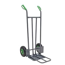 Steekwagen met luchtbanden 3.00-4 uitklapbare klep 200 kg