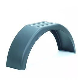 Spatbord 14 inch kunststof (PE) 770 x 200 mm rond