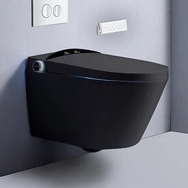 Slimme douche wc mat zwart - QMIX900 WAHLBACH