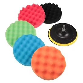 Set van polijstschijven Ã˜ 15 cm 7-delig