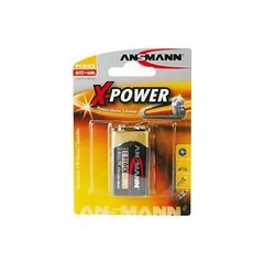 X-power alkaline batterij 9 volt - Ansmann
