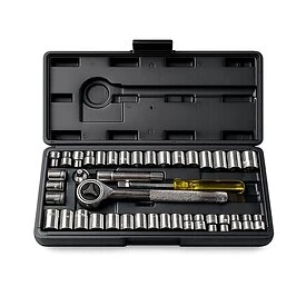Doppendoos 40-delig 1/4"+3/8"